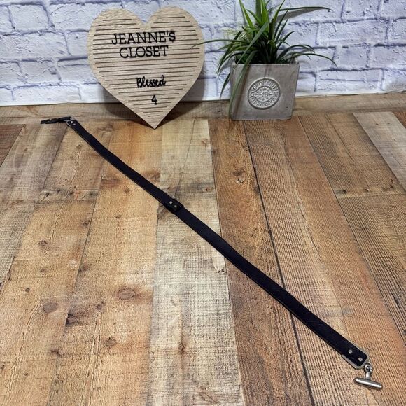 CHICO'S GENUINE LEATHER MADE IN USA BELT SIZE M/L - Picture 5 of 9